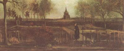 Vincent Van Gogh The Parsonage Garden at Nuenen (nn04)